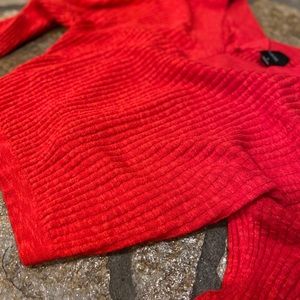 Orange-red Sweater
